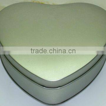 heart shaped chocolate tin box,gift tin box, wedding candle tin box