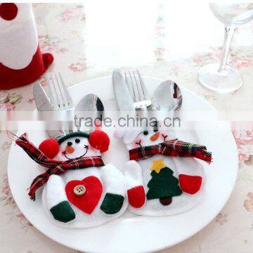 Y060 Decoration tableware christmas knife fork bags