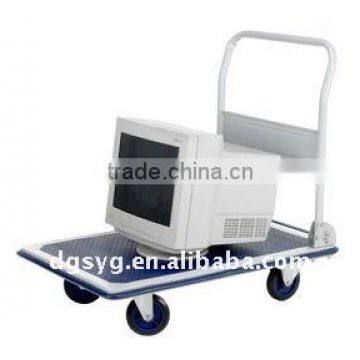 Folding Platform Trolley for Warehouse,kitchroom and Factory