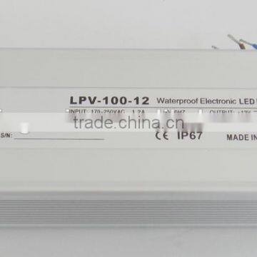 LED Lighting IP67 Led Driver 12v 100w LPV-100-12 photo-2