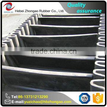 Factory Supply Less Investment Black Rubber Sidewall Conveyor Belt Price