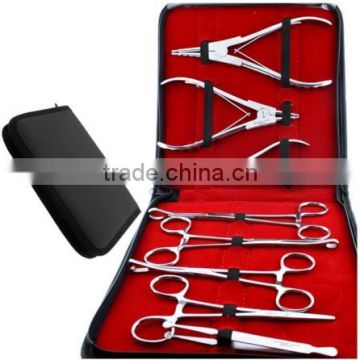 Body Piercing Tools Kit 8 pcs / Piercing Tools / Tattoo Tools / Jewelry Tools