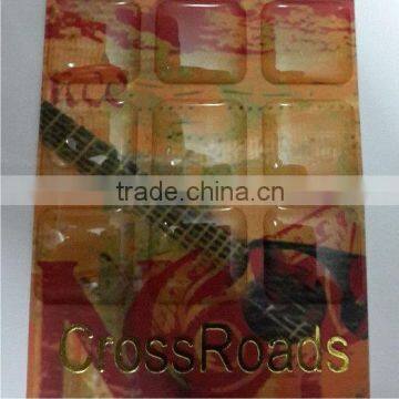 clear epoxy dome for cards decoration