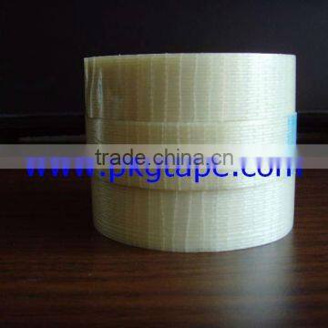 2014 high quality products!!! Reinforced fiberglass filament tape in bi-direction cross