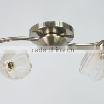 Hot glass+metal ceiling lamp