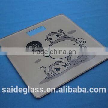 tempered glass panel for body scale