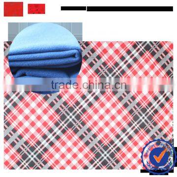 china textile print fabrics vivid imitation melton / cheap polyester viscose spandex for winter jacket