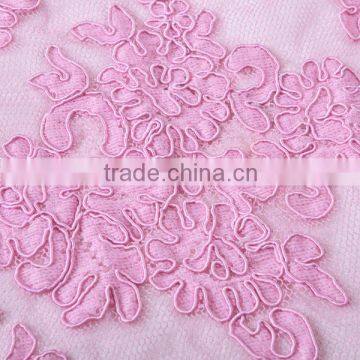 2016 Cord Embroidery Design African Guipure Lace Fabric photo-2