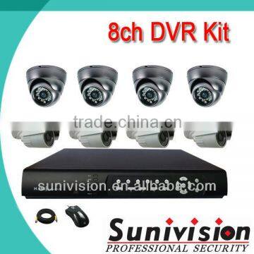 Promotion manufacturer H.264 8ch DVR CCTV System