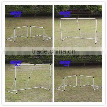 CHILDRENS MINI FOOTBALL GOAL POST TWIN SET KIDS PRACTICE SOCCER GOALS