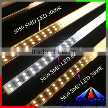 China Supplier DC12V 72 Leds Aluminum SMD 2835 5050 5630 Cold White LED Rigid Bar