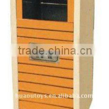 Factory wholesale wood Green Dustbin