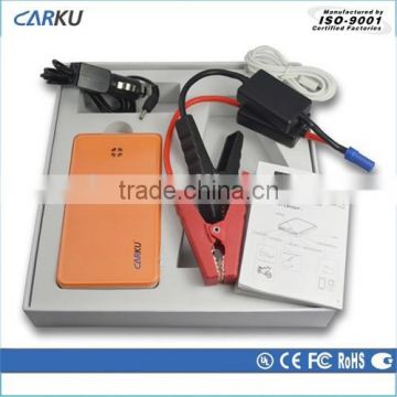 Carku 6000mah thin 200g 12V portable mini car emergency jump starter for car