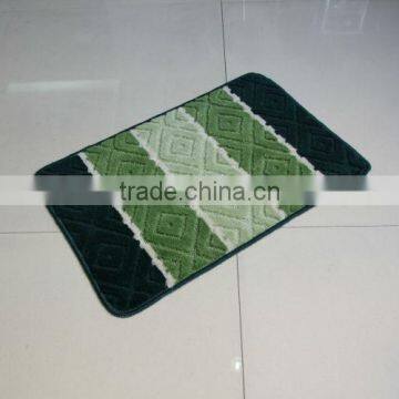 Polypropylene floor mat with anti-slip TPR backing