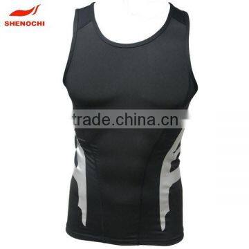 High quality dongguan factory OEM compression wear wholesale sports singlets