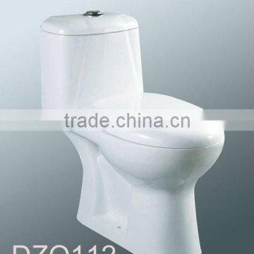 DZO112 High Quality new design cheap one piece toilet sanitary ware