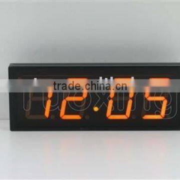 5 inch 4 digit large red LED clock