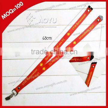 safety clip lanyard for promotion /ID holder/ conference/games