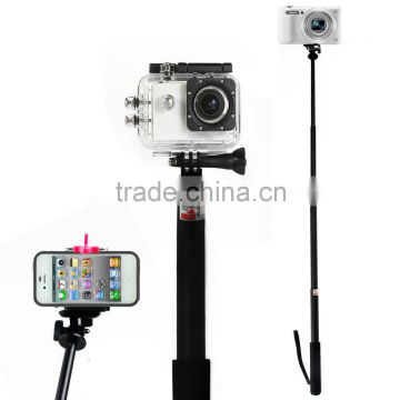 2014 New Selfie Monopod Telescopic Handheld Pole Stick with Tripod Mount