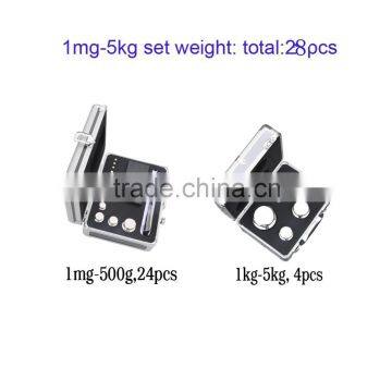 class F1 1mg-5kg stainless steel calibration weight set