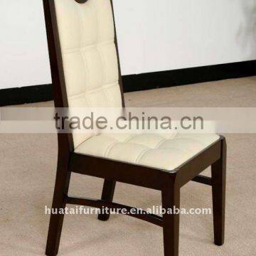 white leather dining chairs