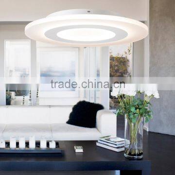 hot sales white color modern round dimmable ceiling light for hotel