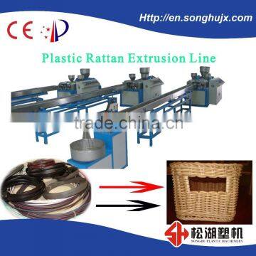 PP plastic imitation rattan extrusion line