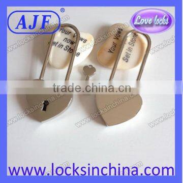AJF Long Shackle Lover's Heart Shape Lock for Valentines Day Promotional Items photo-2