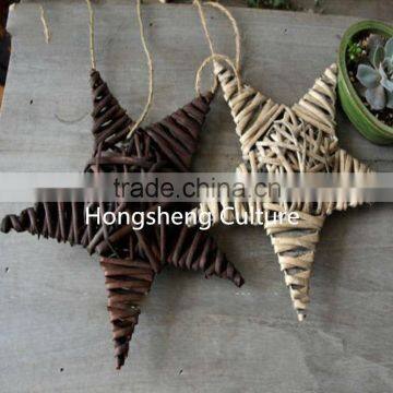 Christmas decoration,wicker star