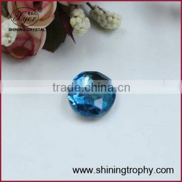 Shining Coral Blue crystal accessory bead for decoration