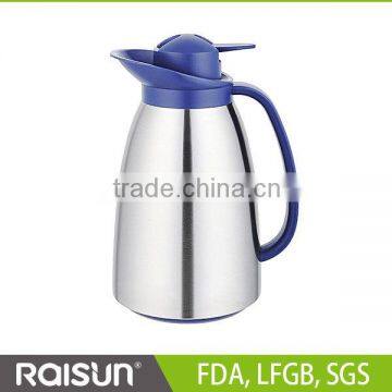 promotion gift double stainless steel metal arabic coffee pot, metal vacuum flask                        
                                                Quality Choice