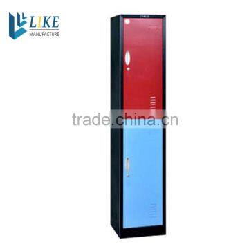 two doors steel locker wardrobe