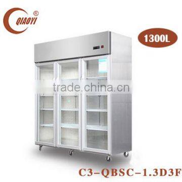 C3 1300L Triple Glass Door Commercial Display Cooler