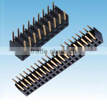 China Manufacturer UL TUV CSA Approved 2.0mm Female Header right angle Dip Type female header connector