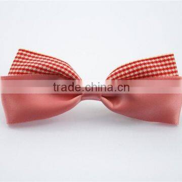 Novelty design pink hair bow handmade hair bow