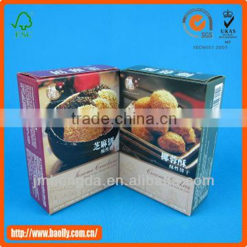 High quality Eco-friendly fancy boxes cardboard window hot food packaging