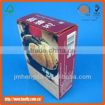 Professional custom printed food packaging trays cardboard high quality