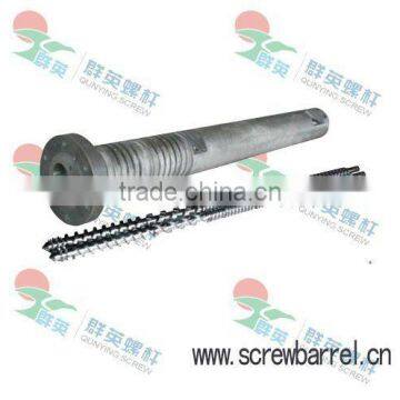 parallel twin screw and barrel for extrusion