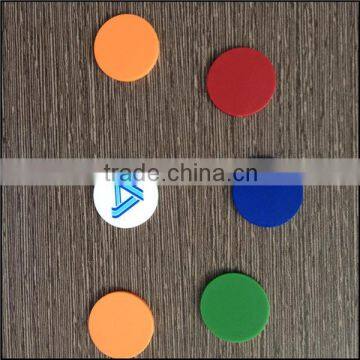 23.2*2MM Colorful Plastic Token Coin / Customized Logo photo-4