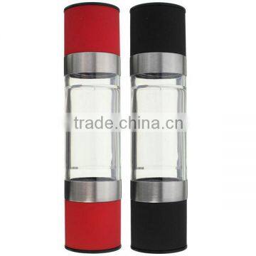 ABS Manual Dual Grind 2 In 1 Salt Pepper Spice Mill Salt & Pepper Grinder photo-2