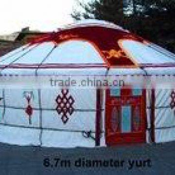 white color yurt