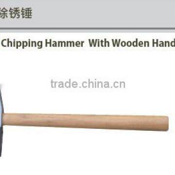 Chipping Hammer With Wooden Handle