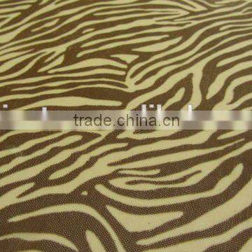 Coffee Zebra Stripe Mesh Spandex Nylon 4070 Elastic Denim Sofa Cover Fabric photo-5