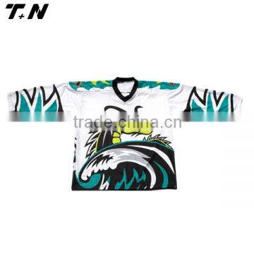 New Design Sublimation dragon printing Ice Hockey Jersey