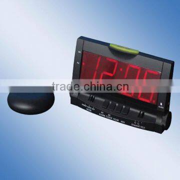 Vibrating alarm clock with Bed Shaker/Big LED Alarm Clock