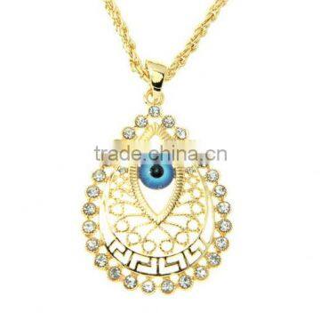 2016 Wholesale Evil Eye Diamond Pendants With Full Diamonds Surrounding