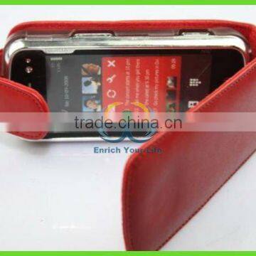 double leather case for mobile phones for nokia