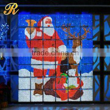 Christmas manufacturer Acrylic Led lighting christmas backgrounds