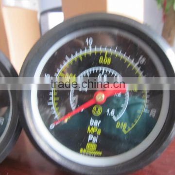 prime quality pressure gauge on test bench