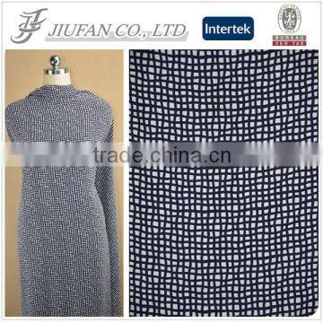 Jiufan Textile High Quality Plain Woven 100% Polyester Georgette Printed Dress Fabric